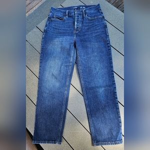 Old Navy extra high rise sky high straight  US10